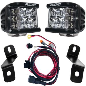 Rigid® Radiance 3" (8-Option Backlight) LED A-Pillar Ditch Lights Kit (21-UP Ford F150, Raptor)