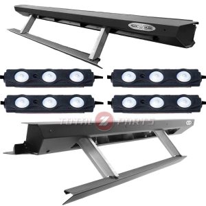 Rock Slide Engineering® Step Sliders w/LED Light Kit (18-23 Jeep JL Wrangler 4-Door)