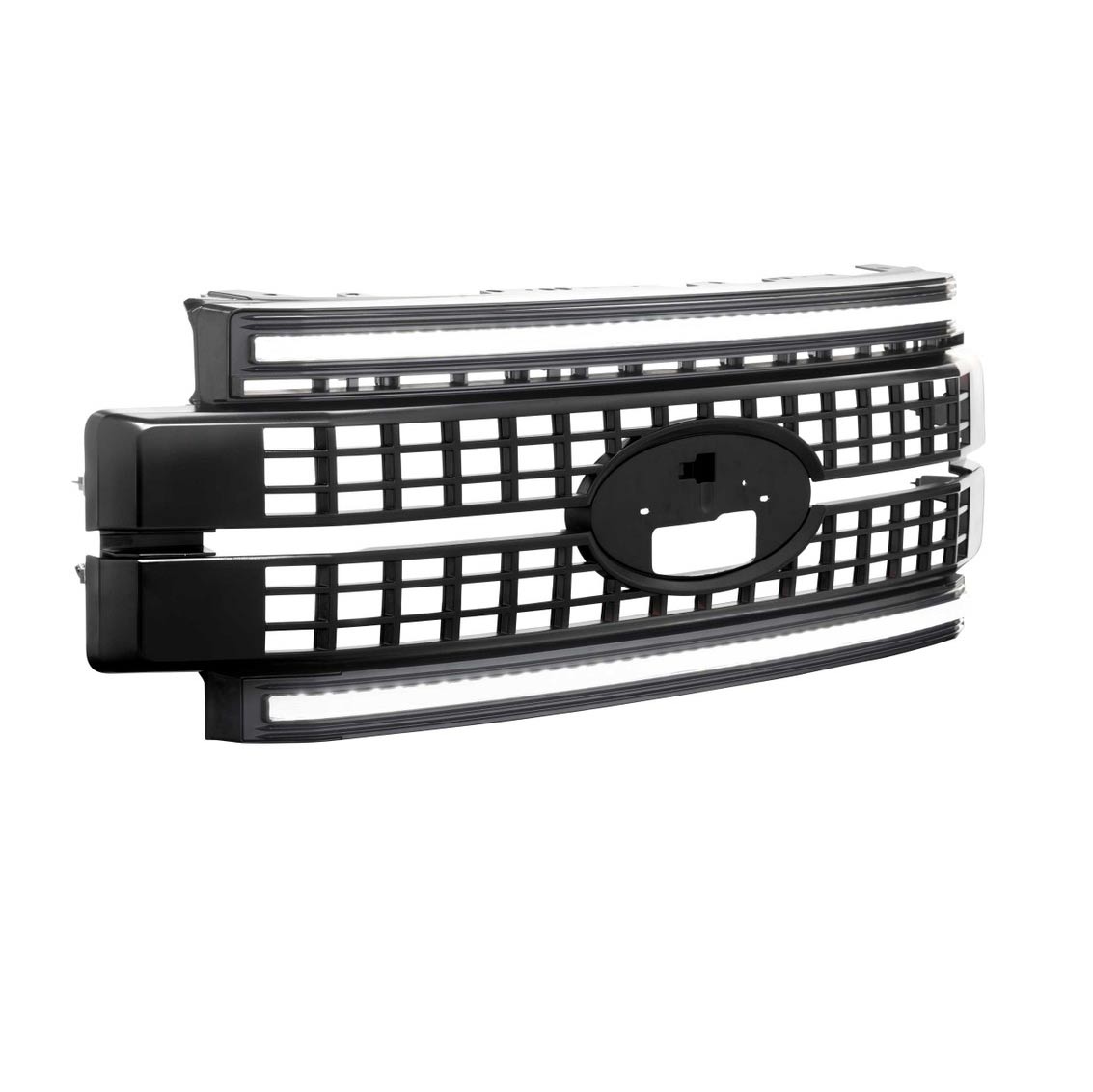 Morimoto® XBG LED Grille, Paintable Black, White DRL (17-19 Ford Super Duty) Morimoto® XBG LED Grille, Paintable Black, White DRL (17-19 Ford Super Duty)