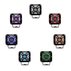 Rigid Industries® 3" Radiance+ LED Pod Lights Pair 8 Option RGBW Backlight w/Harness Rigid Industries® 3" Radiance+ LED Pod Lights Pair 8 Option RGBW Backlight w/Harness