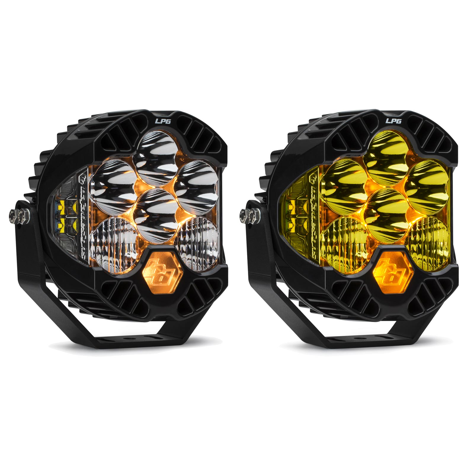 Baja Designs® LP6 Pro LED Clear & Amber Driving/Combo Lights Pair