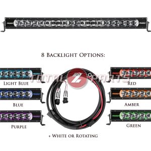 Rigid Industries® 40" Radiance+ RGBW 8-Option Backlight LED Light Bar w/Harness