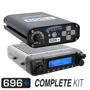 Rugged Radios® 696 PLUS Complete Master Communication Kit w/ Intercom and 2-Way Radio