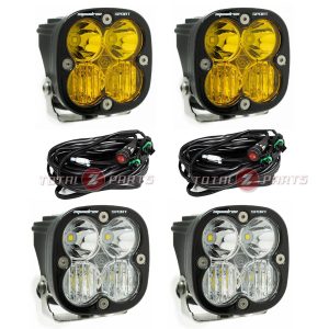 Baja Designs® 2 Pairs Squadron Sport Amber/White LED Driving/Combo Fog Lights Baja Designs® 2 Pairs Squadron Sport Amber/White LED Driving/Combo Fog Lights