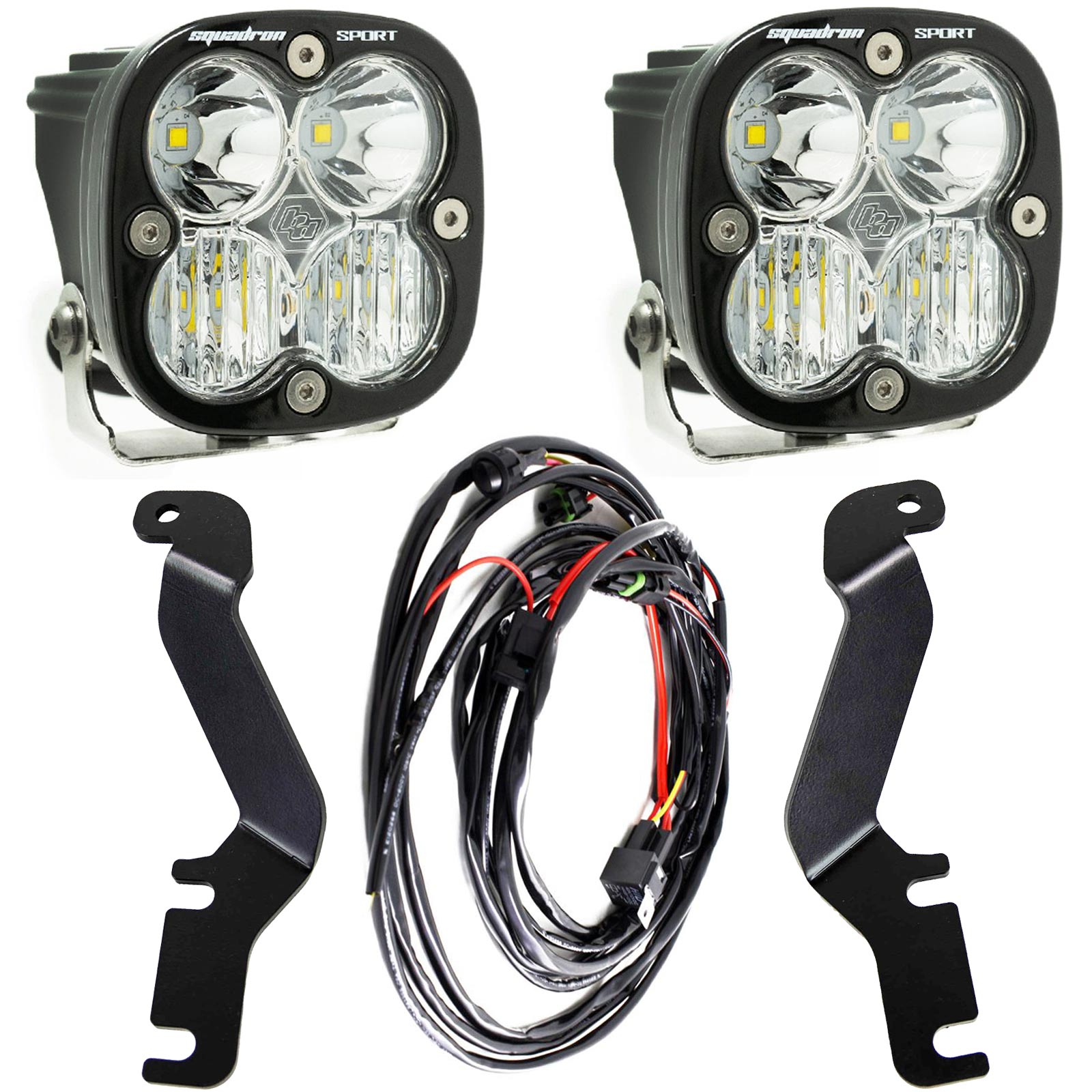 Baja Designs® Squadron Sport Clear Driving/Combo LED Ditch Lights Kit (14-21 Toyota Tundra)