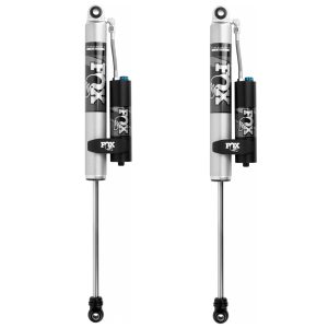 Fox® 2.0 Performance Series 0-1" Remote Reservoir Adjustable Rear Shocks Pair (17-23 Ford F250/F350)