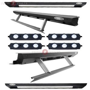 Rock Slide Engineering® Step Sliders, LED Lights, Skid Plates (18-23 Jeep JL Wrangler 4-Door) Rock Slide Engineering® Step Sliders, LED Lights, Skid Plates (18-23 Jeep JL Wrangler 4-Door)