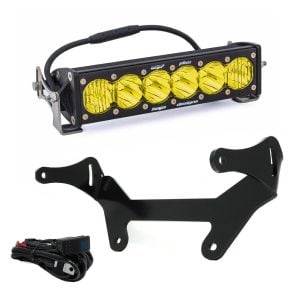 Baja Designs® OnX6+ 10-inch Amber LED Light Bar Shock Mount (2017+ Can-Am Maverick X3)