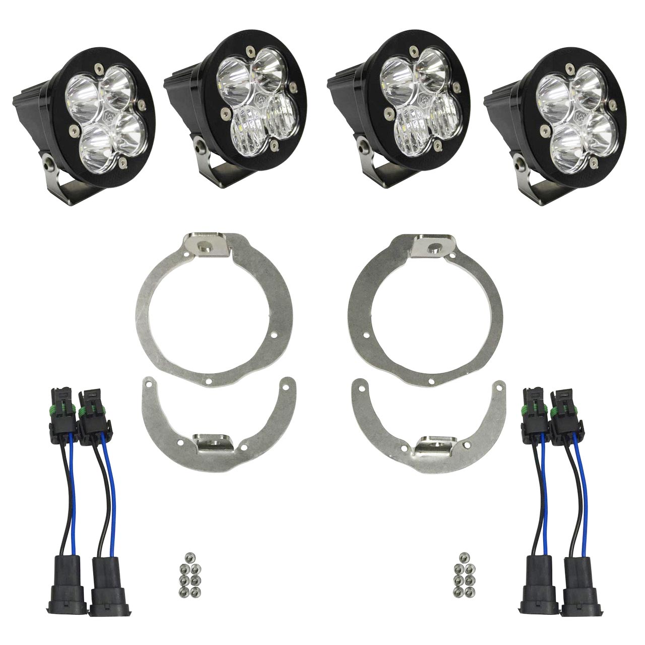 Baja Designs® Squadron-R Sport Headlight Kit (13-16 Can-Am Maverick, 11-16 Renegade)