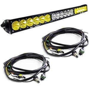 Baja Designs® OnX6+ Arc Curved Dual Control 30 inch LED Light Bar & Wire Harnesses