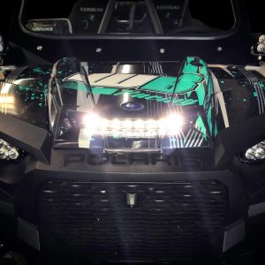 Baja Designs® S8 10-inch LED Hood Scoop Light Bar Kit (16-18 Polaris RZR XP Turbo)