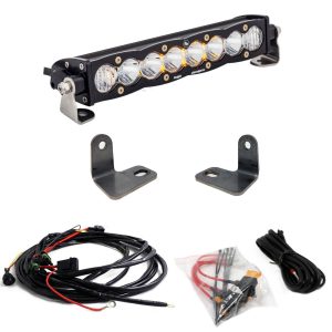 Baja Designs® S8 10-inch LED Hood Scoop Light Bar Kit (16-18 Polaris RZR XP Turbo)