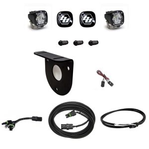 Baja Designs® S1 Dual Reverse License Plate Spare Tire LED Light Kit w/Upfitter Harness (21-UP Ford Bronco)
