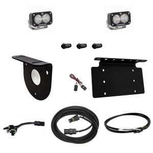Baja Designs® S2 Dual Reverse License Plate Spare Tire LED Light Upfitter Kit (21-UP Ford Bronco)