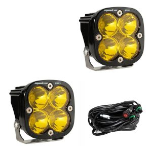 Baja Designs® 4x Squadron Pro LED (2 Amber Spot, 2 Clear Combo) & Wiring Baja Designs® 4x Squadron Pro LED (2 Amber Spot, 2 Clear Combo) & Wiring