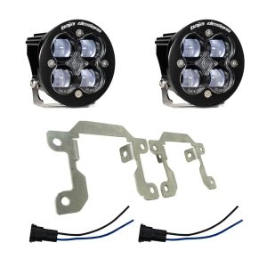 Baja Designs® Squadron SAE Clear LED Fog Lights Kit (2019-2022 Ram 2500/3500 Big Horn)