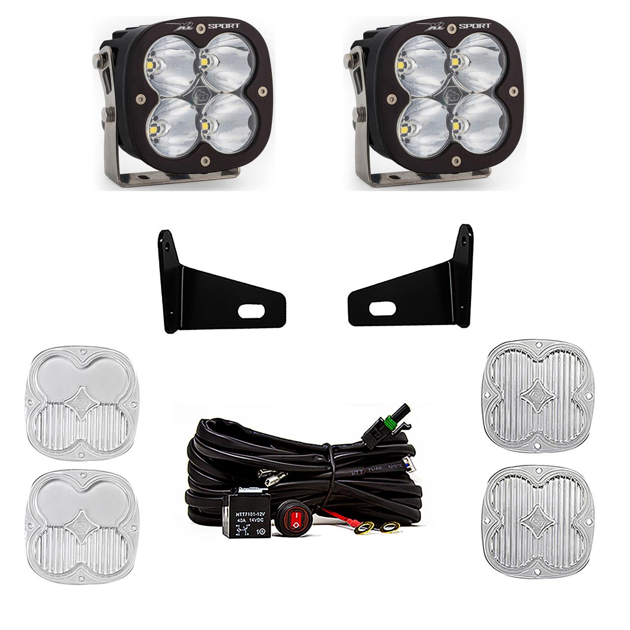 Baja Designs® XL Sport A-Pillar Ditch Lights Kit (2017-Up Can-Am Maverick X3)