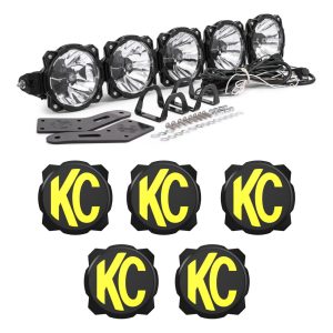 KC HiLites 32" Pro6 Gravity® 5-Light LED Light Bar Kit (14-18 Polaris RZR)