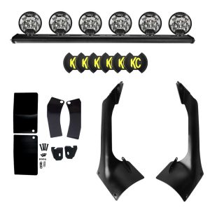 KC HiLiTES® Slimlite Xross 50" LED Overhead Spot Light Bar Kit (18-25 Jeep JL Wrangler / JT Gladiator)