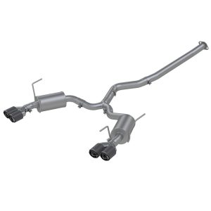MBRP® Stainless T304 Armor Pro Street Carbon Fiber Tips Catback Exhaust (11-21 Subaru WRX / STI)