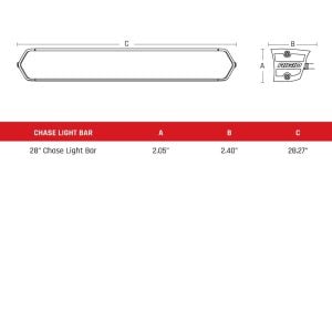 RIGID® 28-inch Rear Chase LED 5-Color Light Bar & Tube Mounts 901801 RIGID® 28-inch Rear Chase LED 5-Color Light Bar & Tube Mounts 901801
