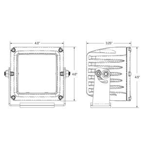 Rigid® D-XL PRO Dually 4-inch Cube Flood LED Lights Pair & Wiring Harness Rigid® D-XL PRO Dually 4-inch Cube Flood LED Lights Pair & Wiring Harness
