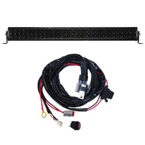 Rigid Industries™ E-Series Spot 30-inch Midnight Pro LED Light Bar & Wire Harness