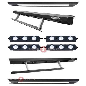 Rock Slide Engineering® Step Sliders, LED Lights, Skid Plates (07-18 Jeep JKU Wrangler 4-Door)