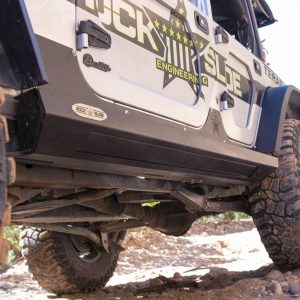 Rock Slide Engineering® Step Sliders, LED Lights, Skid Plates (07-18 Jeep JKU Wrangler 4-Door)
