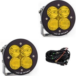 Baja Designs® XL-R Sport Round 5-inch LED Lights Pair Amber Driving/Combo Baja Designs® XL-R Sport Round 5-inch LED Lights Pair Amber Driving/Combo