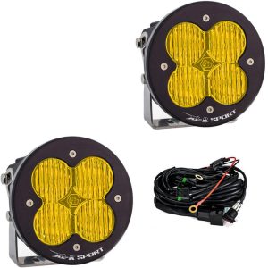 Baja Designs® XL-R Sport Round 5-inch LED Lights Pair Amber Wide Cornering Baja Designs® XL-R Sport Round 5-inch LED Lights Pair Amber Wide Cornering