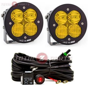 Baja Designs® XL-R 80 Round 5.17-inch LED Fog Pod Lights Pair Amber Driving/Combo