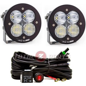 Baja Designs® XL-R 80 Round 5.17-inch LED Fog Pod Lights Pair Clear Driving/Combo