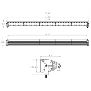 Baja Designs® OnX6+ 50" Driving/Combo LED Light Bar Baja Designs® OnX6+ 50" Driving/Combo LED Light Bar