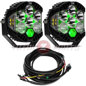 Baja Designs® LP6 Pro LED Driving/Combo Green Backlight Light Pair, Toggle Harness Baja Designs® LP6 Pro LED Driving/Combo Green Backlight Light Pair, Toggle Harness