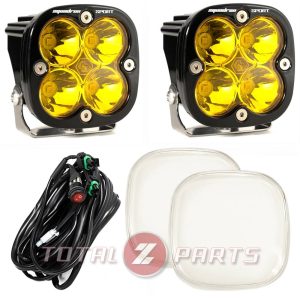 Baja Designs® Squadron Pro LED Pair Amber Driving/Combo Lights & Clear Rock Guards Baja Designs® Squadron Pro LED Pair Amber Driving/Combo Lights & Clear Rock Guards