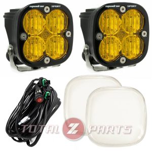 Baja Designs® Squadron Pro LED Pair Amber Driving/Combo Lights & Clear Rock Guards Baja Designs® Squadron Pro LED Pair Amber Driving/Combo Lights & Clear Rock Guards