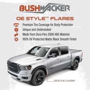 Bushwacker® Front & Rear Black Smooth Finish OE Style Fender Flares (23-24 Ford F250/F350) Bushwacker® Front & Rear Black Smooth Finish OE Style Fender Flares (23-24 Ford F250/F350)