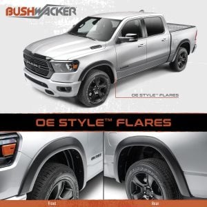 Bushwacker® Front & Rear Black Smooth Finish OE Style Fender Flares (23-24 Ford F250/F350) Bushwacker® Front & Rear Black Smooth Finish OE Style Fender Flares (23-24 Ford F250/F350)