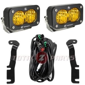 Baja Designs® S2 Sport Amber Wide Cornering LED Ditch Lights Kit (16-23 Tacoma)