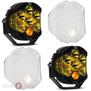 Baja Designs® LP6 Pro LED Amber Driving/Combo Pair & Clear Covers Rock Guards Baja Designs® LP6 Pro LED Amber Driving/Combo Pair & Clear Covers Rock Guards
