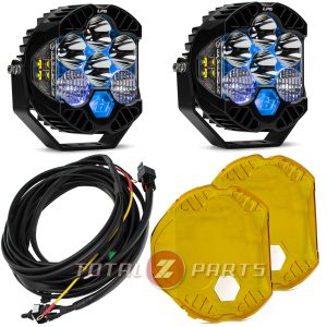 Baja Designs® LP6 Pro LED Driving/Combo Blue Backlight Pair, Toggle Harness, Amber Rock Guards Baja Designs® LP6 Pro LED Driving/Combo Blue Backlight Pair, Toggle Harness, Amber Rock Guards