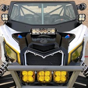 Baja Designs® OnX6+ Can-Am LED/Laser Hybrid 10" Shock Mount Light Bar Kit (17-24 Maverick X3)