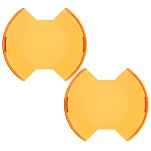 KC HiLiTES™ Pair of Amber Light Shield Cover for Slimlite® 6-inch LED Lights