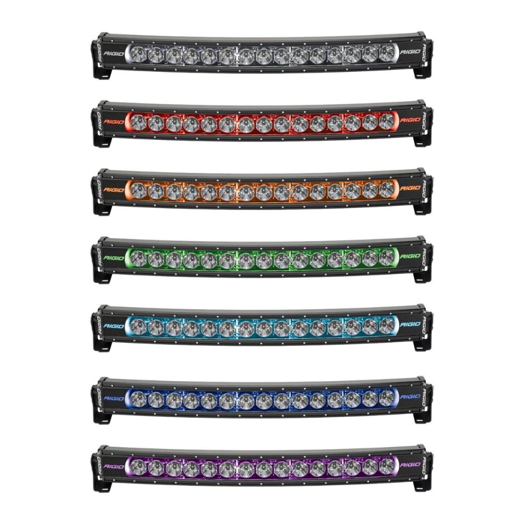 Rigid Industries® 40″ Radiance+ Curved RGBW 8-Option Backlight LED ...