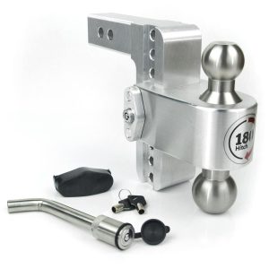 Weigh Safe® 6" Drop 2" Receiver 180 Hitch 12500 LBS w/Keyed Alike Pin LTB6-2-KA