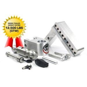 Weigh Safe® 6" Drop 2" Receiver 180 Hitch 12500 LBS w/Keyed Alike Pin LTB6-2-KA Weigh Safe® 6" Drop 2" Receiver 180 Hitch 12500 LBS w/Keyed Alike Pin LTB6-2-KA