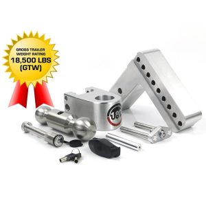 Weigh Safe® 6" Drop 2.5" Receiver 180 Hitch 18500 LBS w/Keyed Alike Pin Weigh Safe® 6" Drop 2.5" Receiver 180 Hitch 18500 LBS w/Keyed Alike Pin