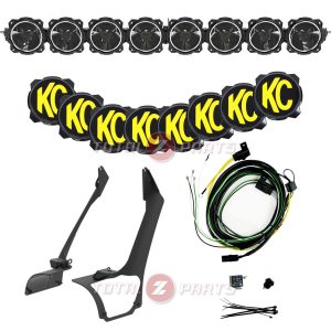 KC HiLiTES® Gravity Titan™ 50" LED Overhead Roof Light Bar Kit (21+ Jeep Wrangler 4XE)