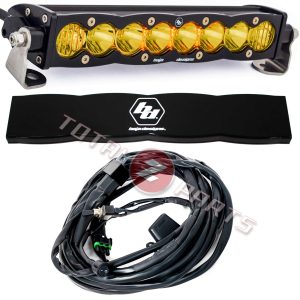 Baja Designs® S8 10-inch Amber Driving/Combo LED Light Bar, Rock Guard & Wire Harness Baja Designs® S8 10-inch Amber Driving/Combo LED Light Bar, Rock Guard & Wire Harness